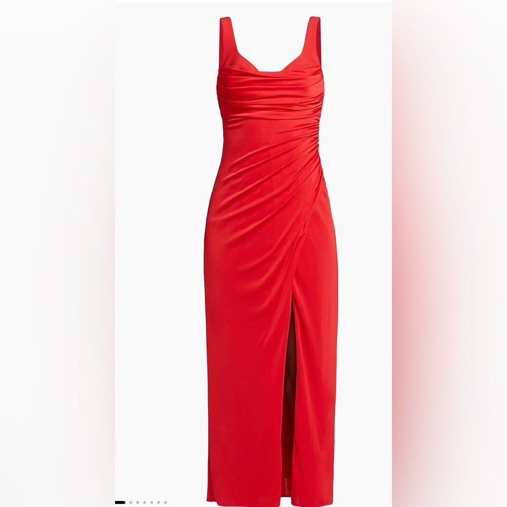 Monique Lhuillier Striking Red Dress
